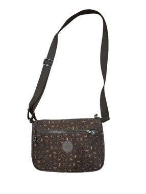 Kipling adjustable crossbody bag Brown